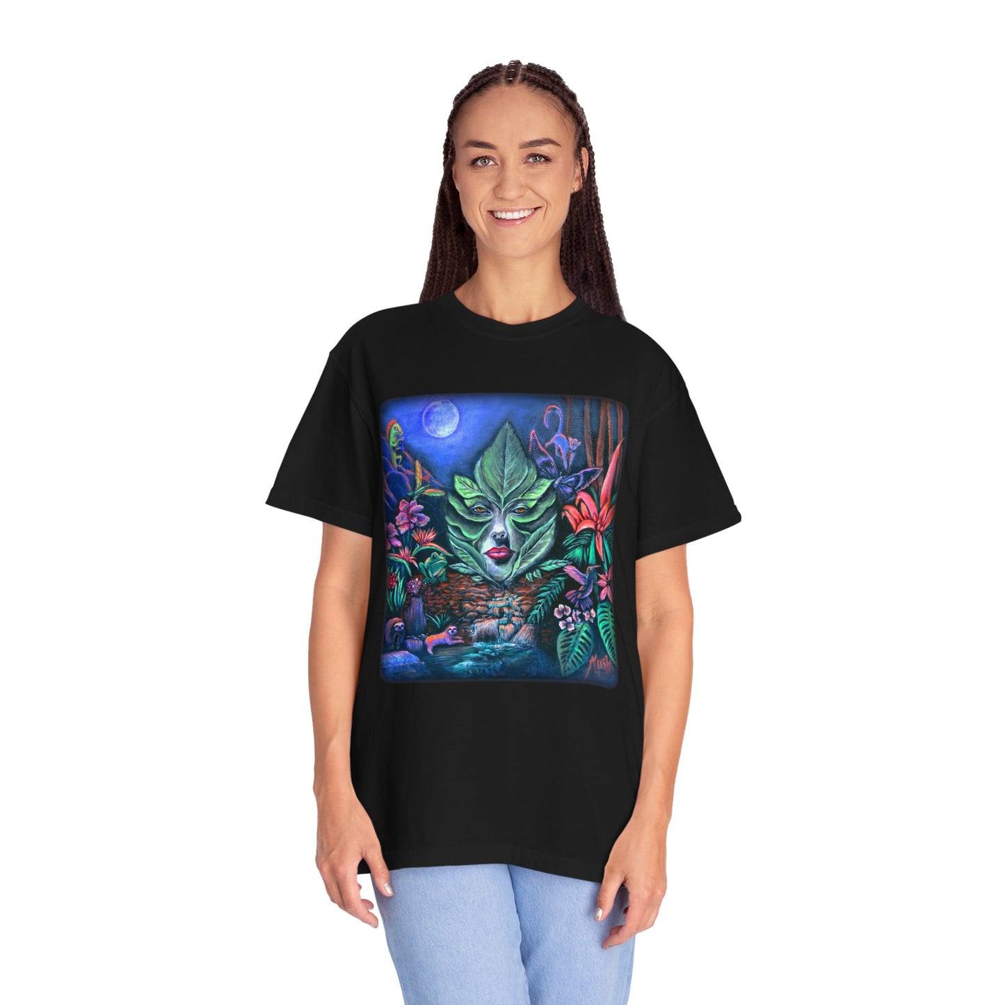 Moonlight Mischief Unisex Garment-Dyed T-shirt