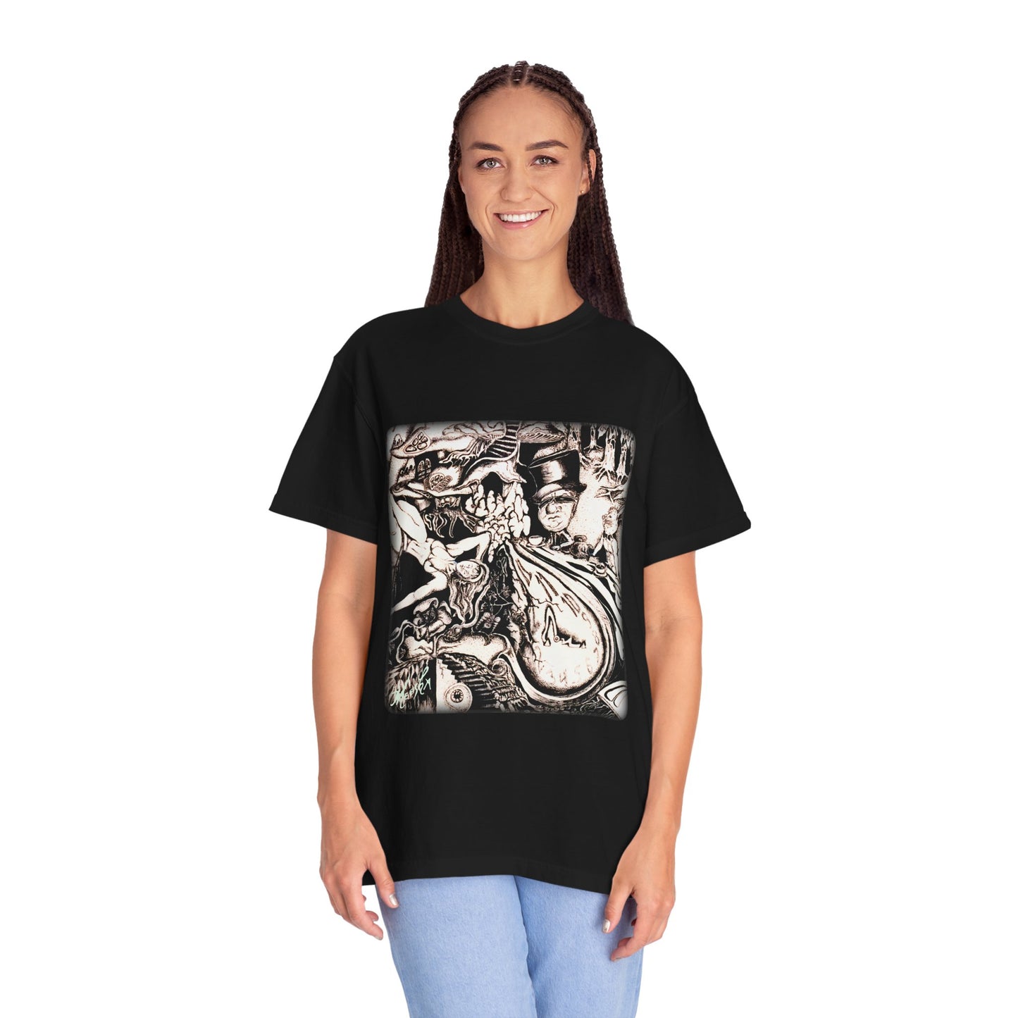 Alice In Wonderland Unisex Garment-Dyed T-shirt