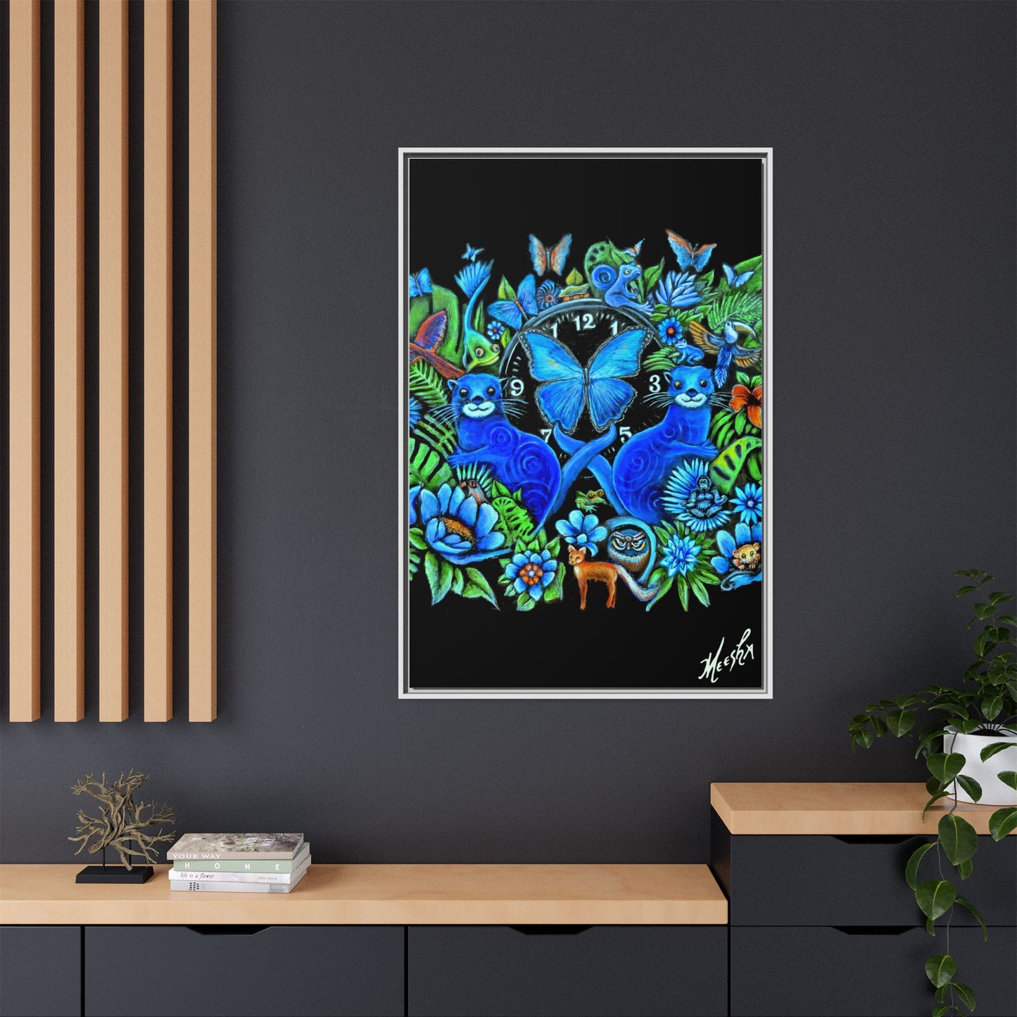 Out of Time Framed Canvas Print