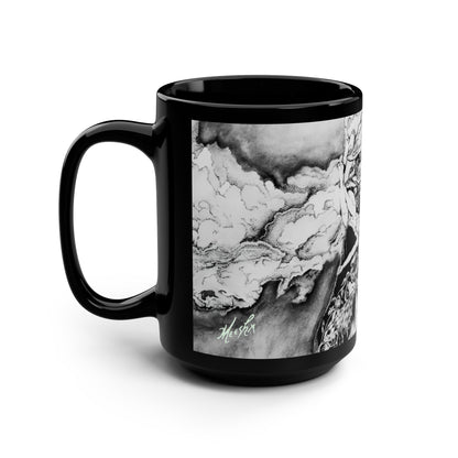 Alice In Blunderland Black 15 oz Mug