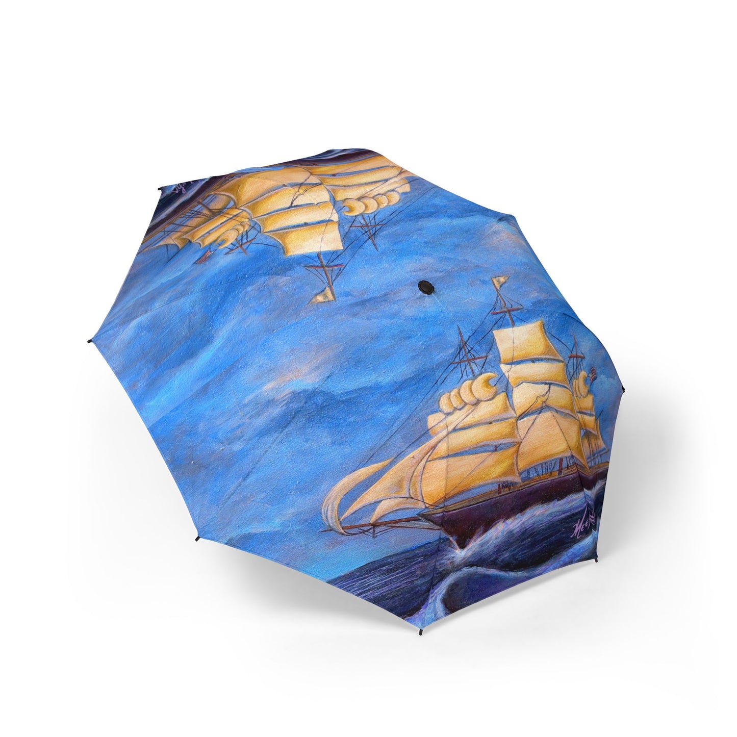 Whimsical Wavehopper Foldable Umbrella