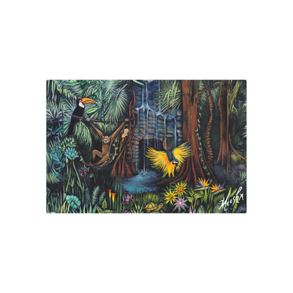 Amazonia Metal Art Sign