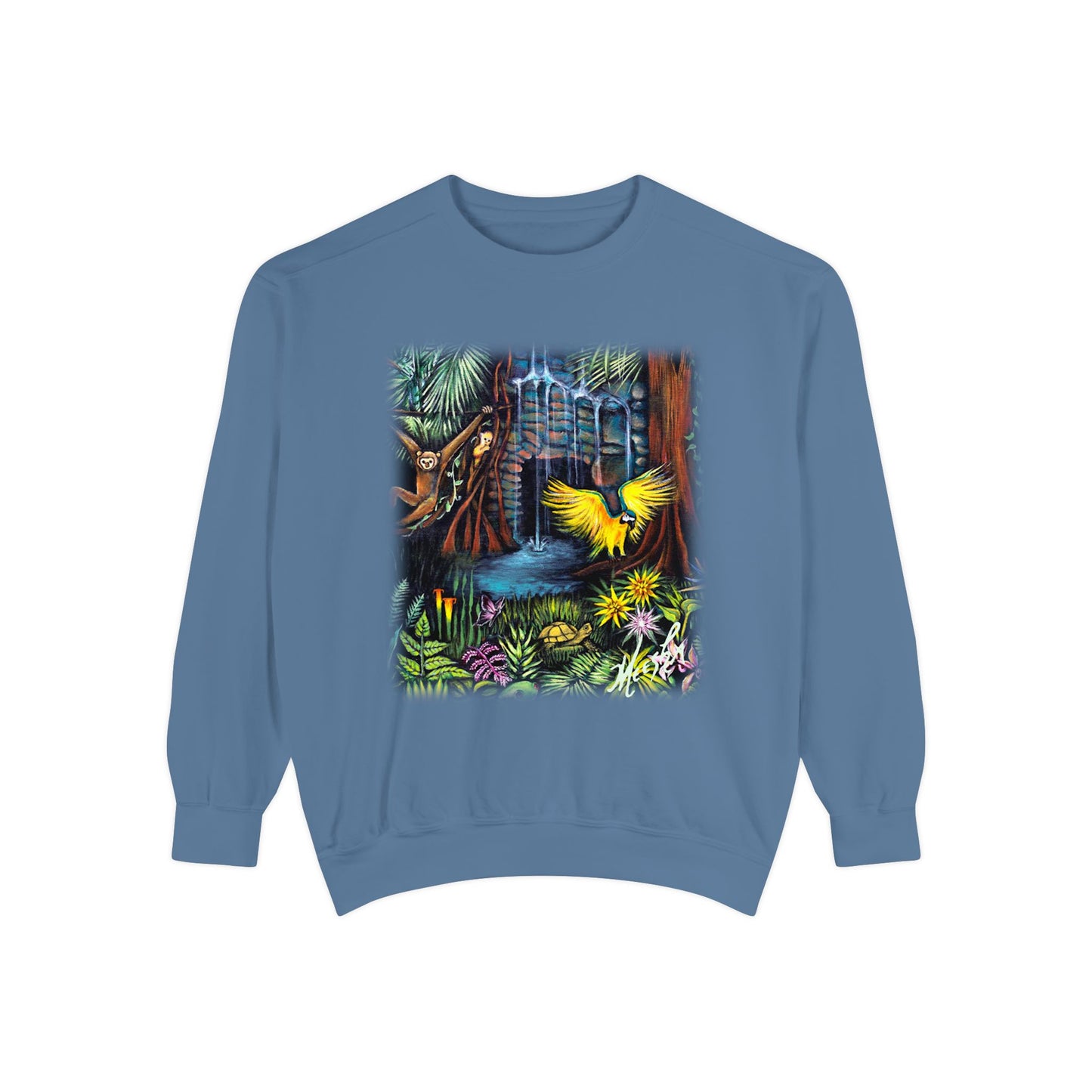 Amazonia Unisex Garment-Dyed Sweatshirt