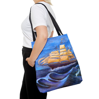 Whimsical Wavehopper Tote Bag