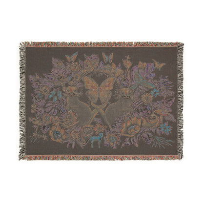 Out of Time Woven Tapestry Blanket or Throw
