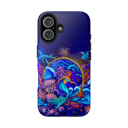 Celestial Extraterrestrial I Tough Phone Case for Mermaid Lovers