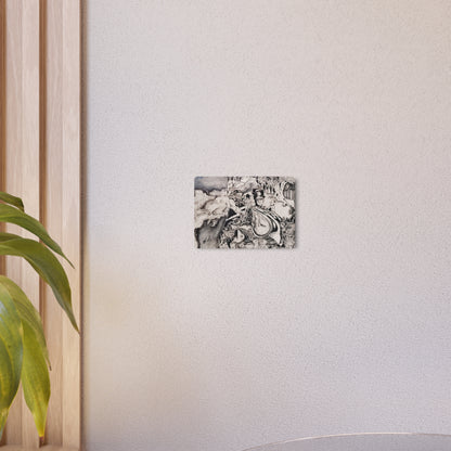 Alice In Blunderland Metal Art Sign