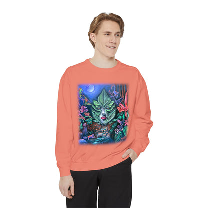 Moonlight Mischief Unisex Garment-Dyed Sweatshirt