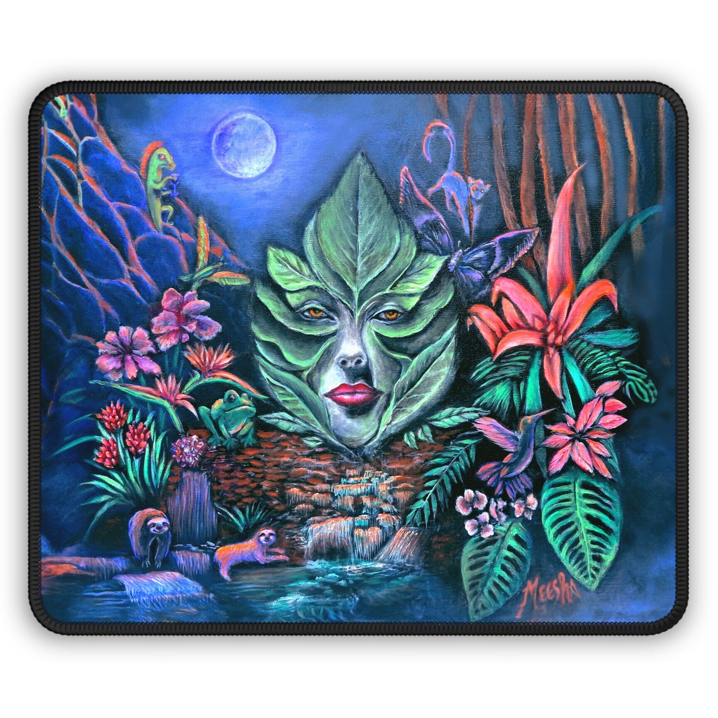 Moonlight Mischief Mouse Pad