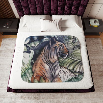 Watchful Warrior Super Snuggly Sherpa Blanket