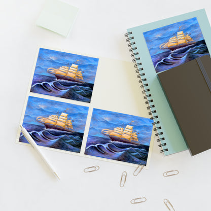 Whimsical Wavehopper Sticker Sheets, 6"x4"