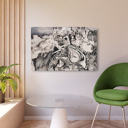 Alice In Blunderland Metal Art Sign