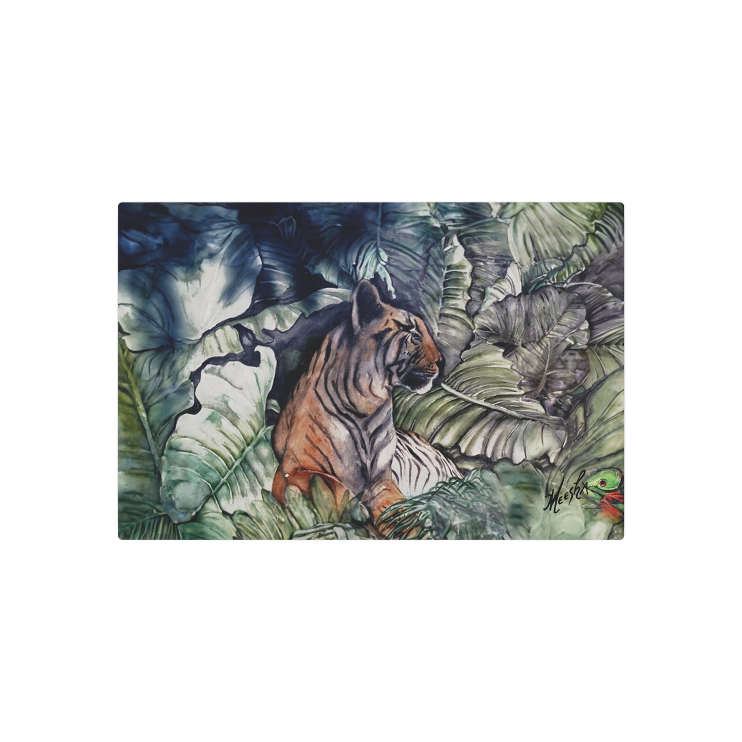 Watchful Warrior Metal Art Sign