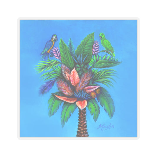 Palm Tree of Life Kiss-Cut Stickers