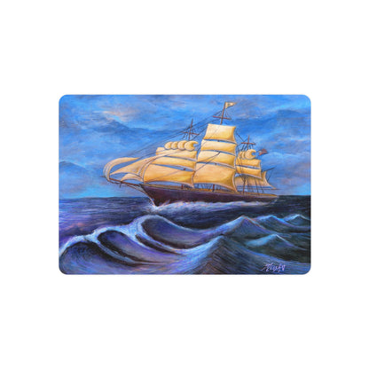 Whimsical Wavehopper Metal Art Sign