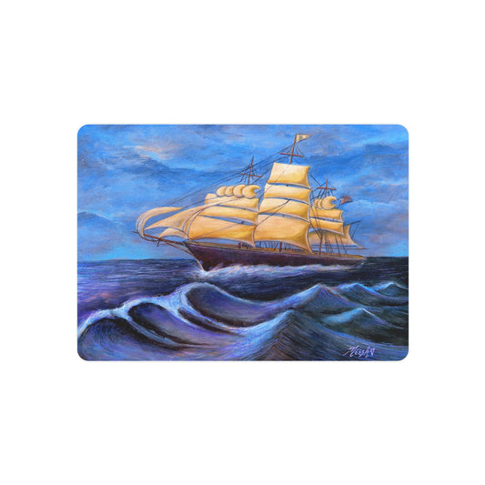 Whimsical Wavehopper Metal Art Sign