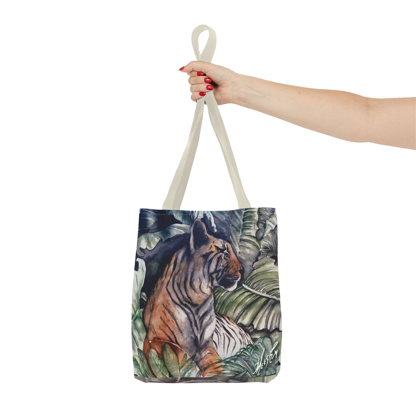 Watchful Warrior Tiger Tote Bag