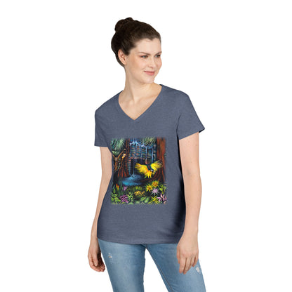 Amazonia Ladies' V-Neck T-Shirt