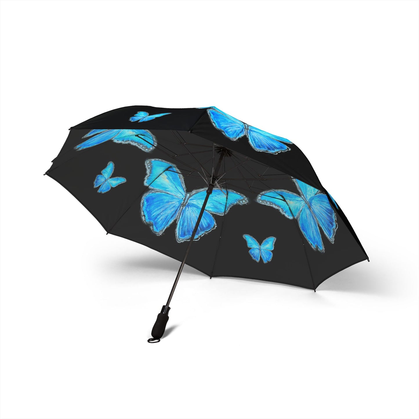 Beautiful Morpho Butterfly Foldable Umbrella