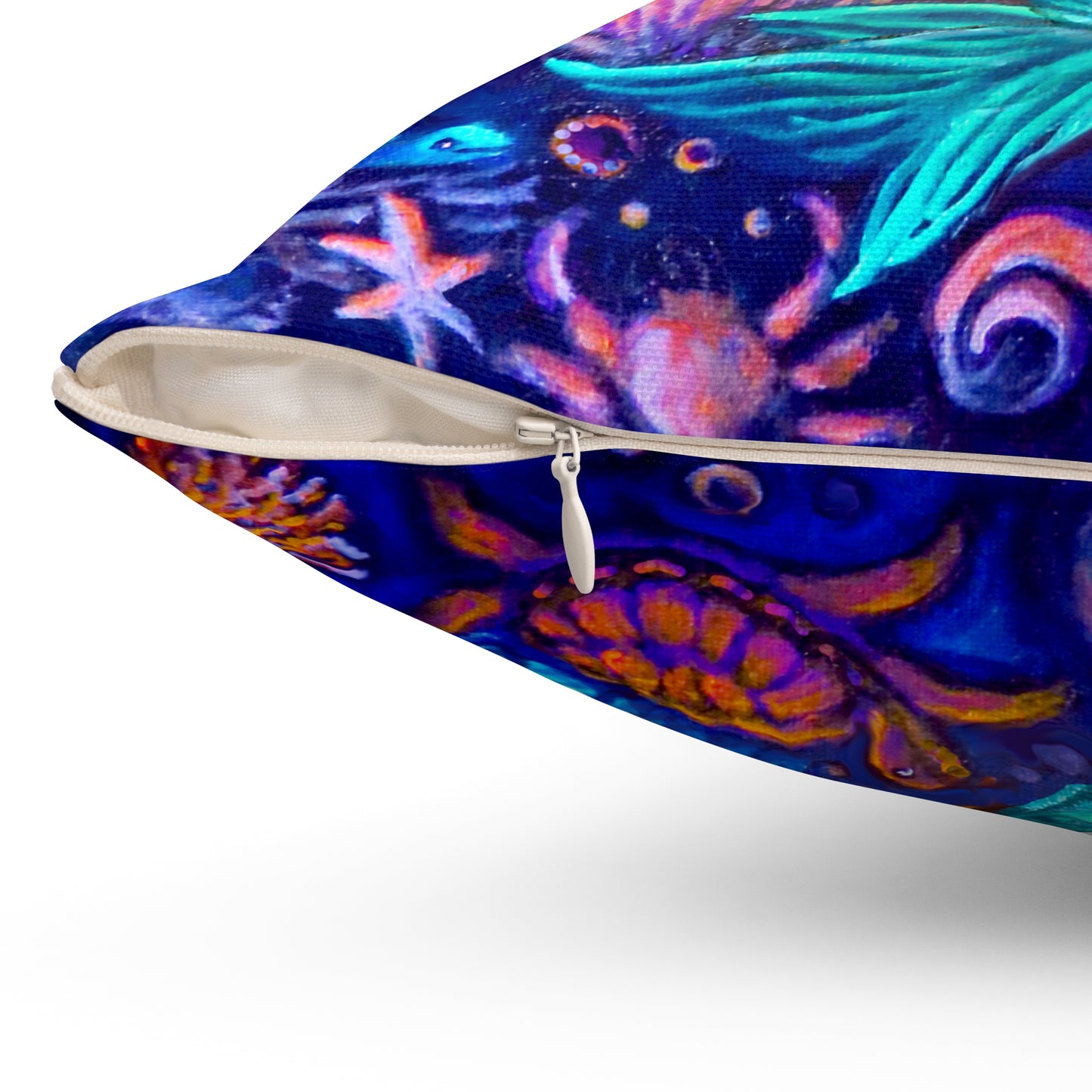 Celestrial Extraterrestrial Spun Polyester Square Pillow