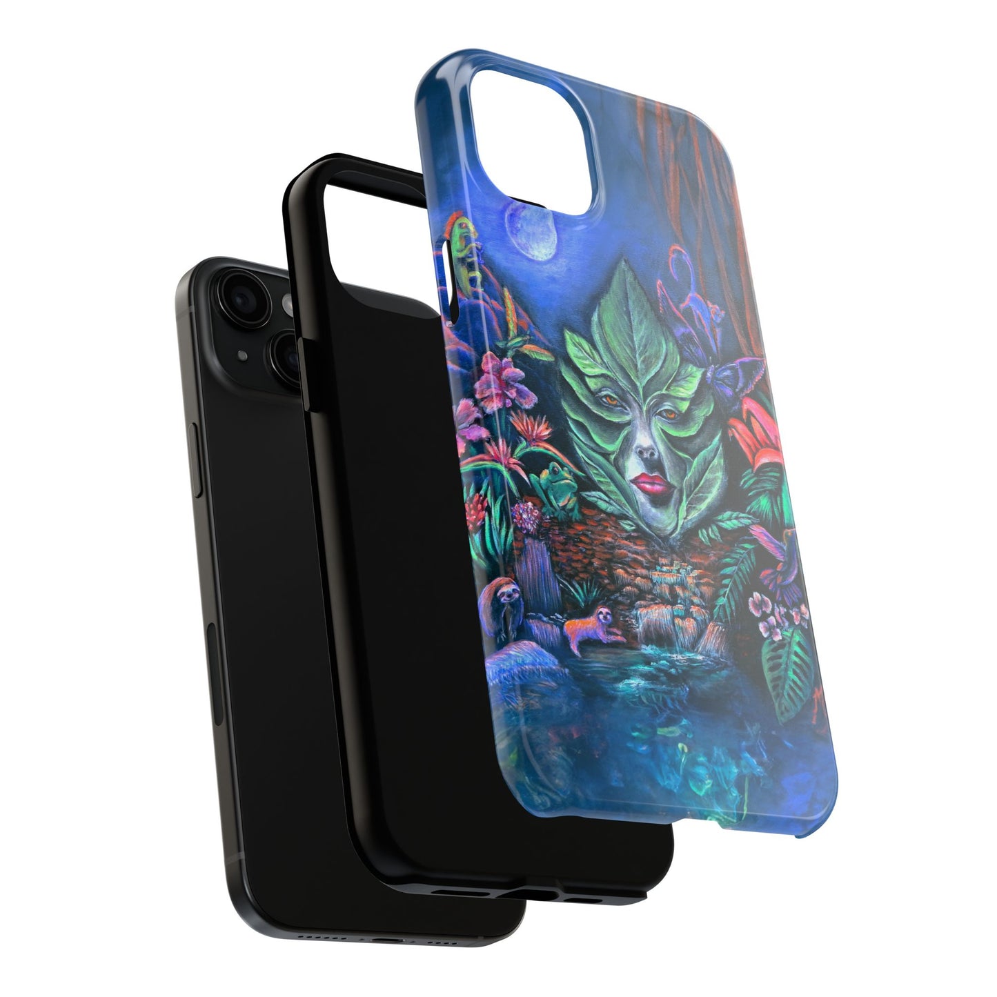 Moonlight Mischief Tough Phone Case for Nature Lovers