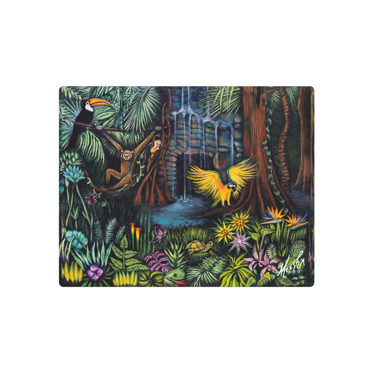 Amazonia Metal Art Sign