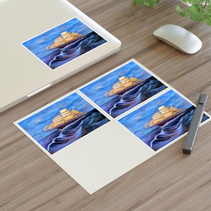 Whimsical Wavehopper Sticker Sheets, 6"x4"