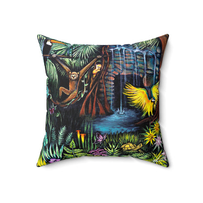 Amazonia Spun Polyester Square Pillow