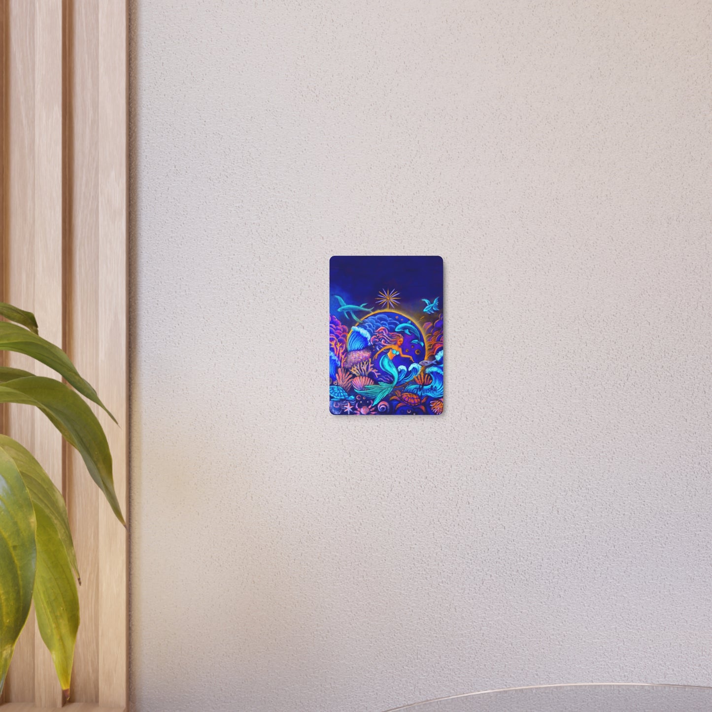 Celestrial Extraterrestrial Metal Art Sign