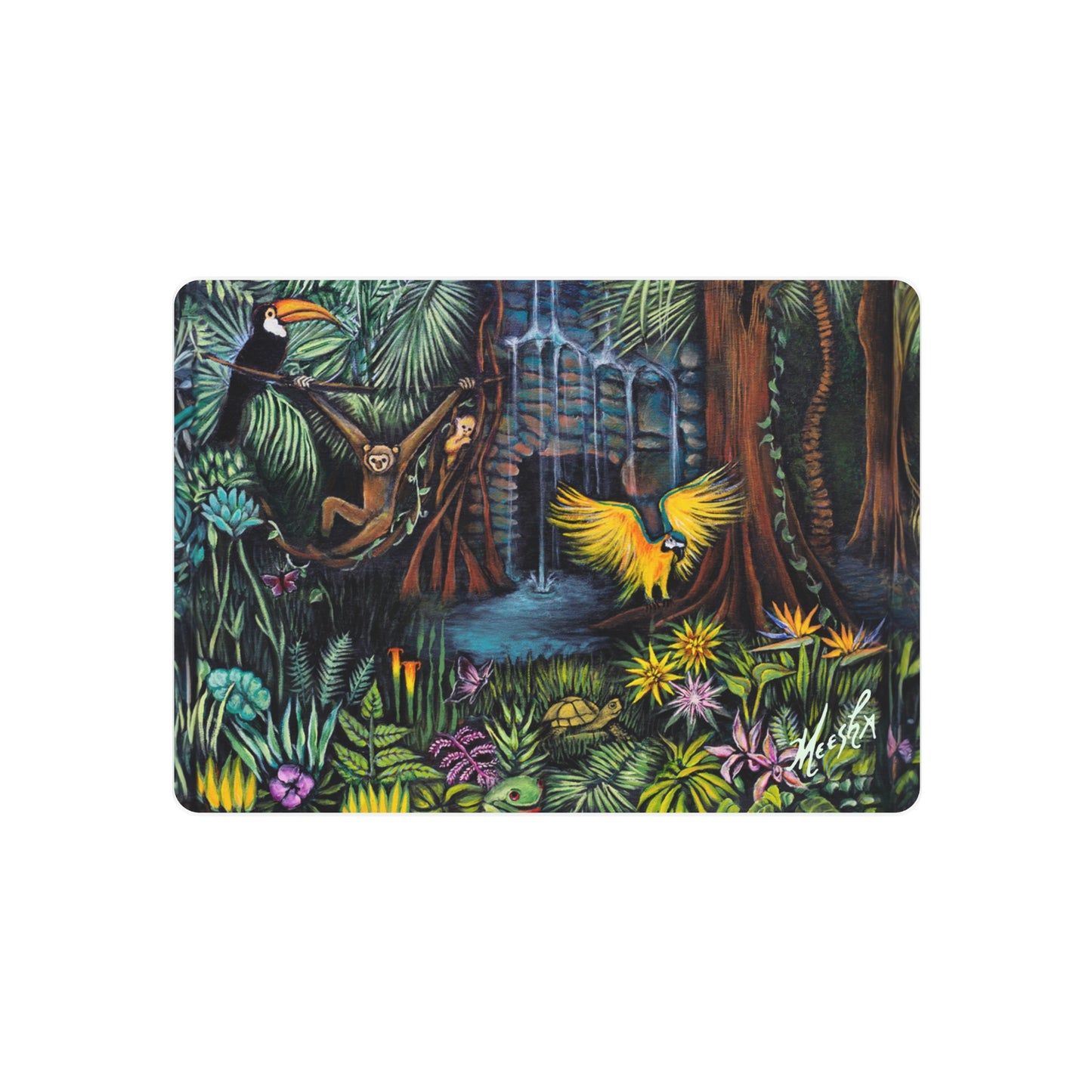 Amazonia Metal Art Sign