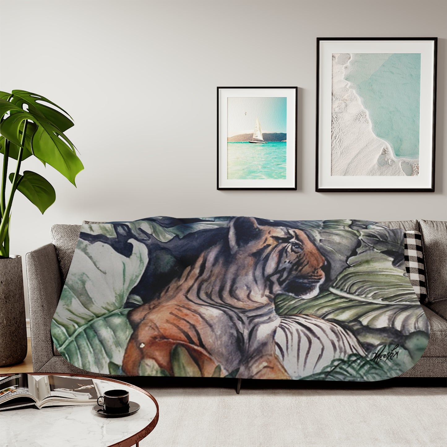 Watchful Warrior Super Snuggly Sherpa Blanket