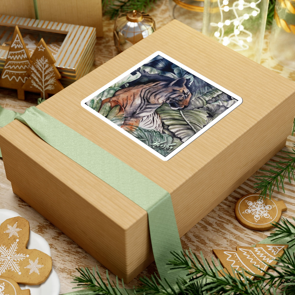 Watchful Warrior Kiss-Cut Stickers