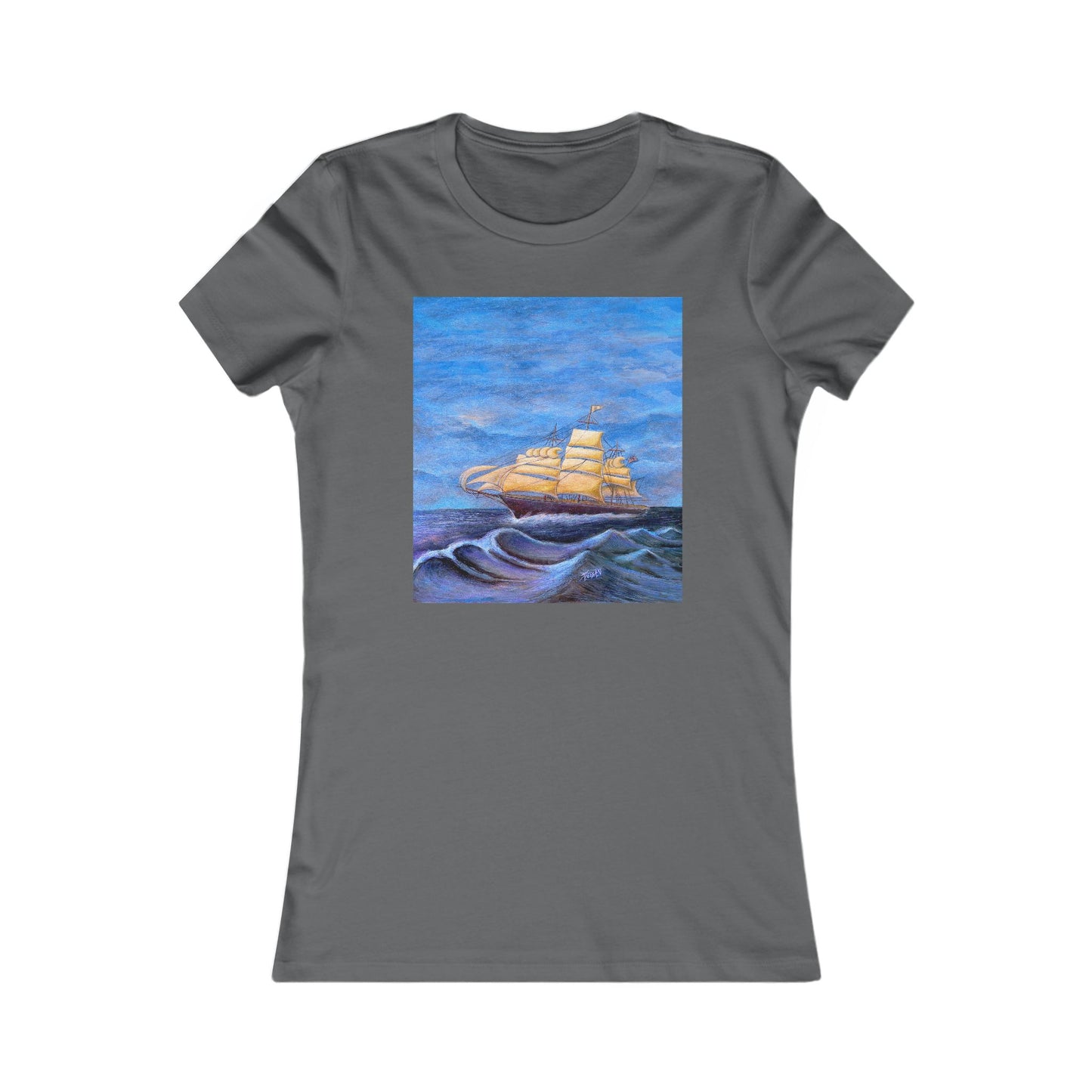 Whimsical Wavehopper Women's Favorite Tee