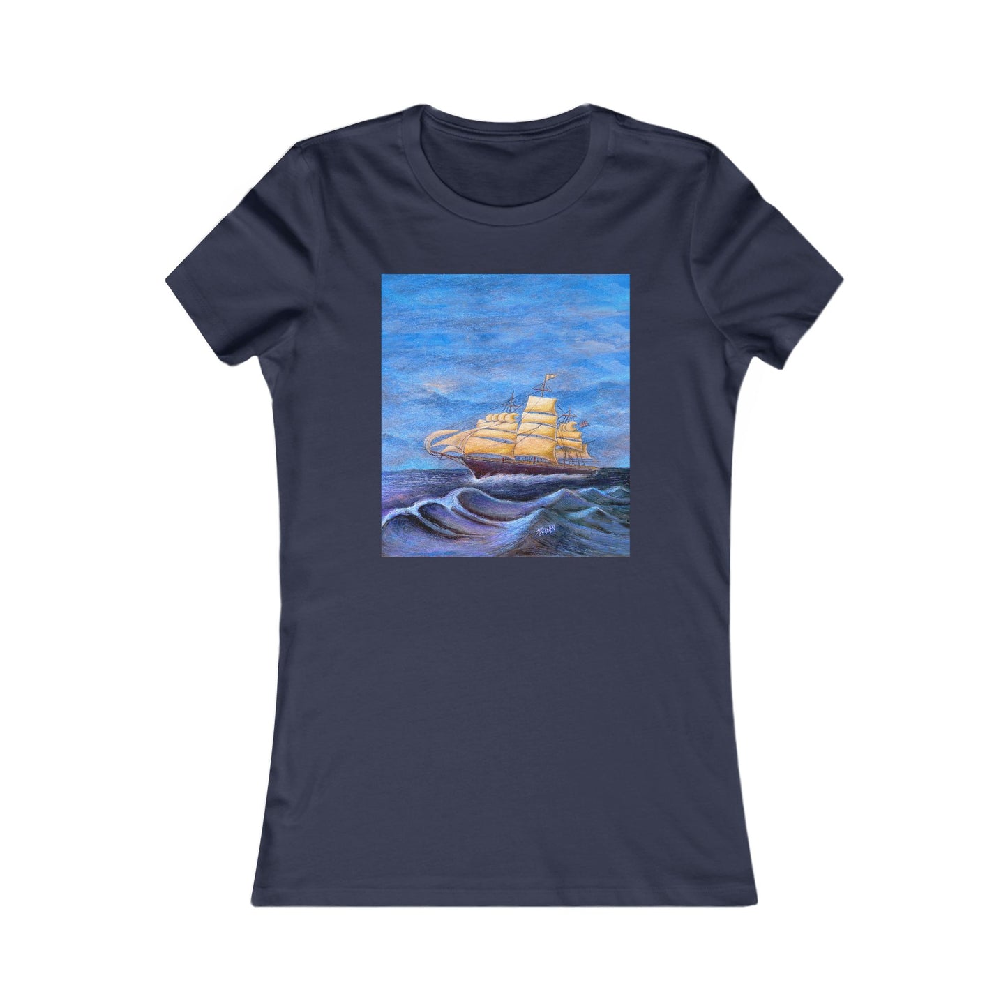 Whimsical Wavehopper Women's Favorite Tee