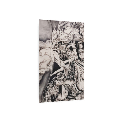 Alice In Blunderland Metal Art Sign