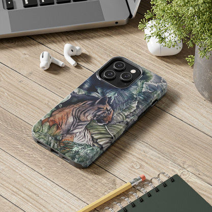 Watchful Warrior Tough Phone Case for Nature Lovers