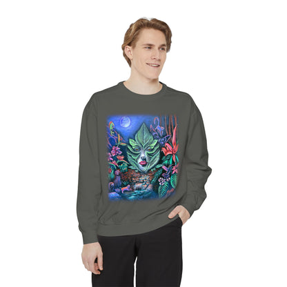 Moonlight Mischief Unisex Garment-Dyed Sweatshirt