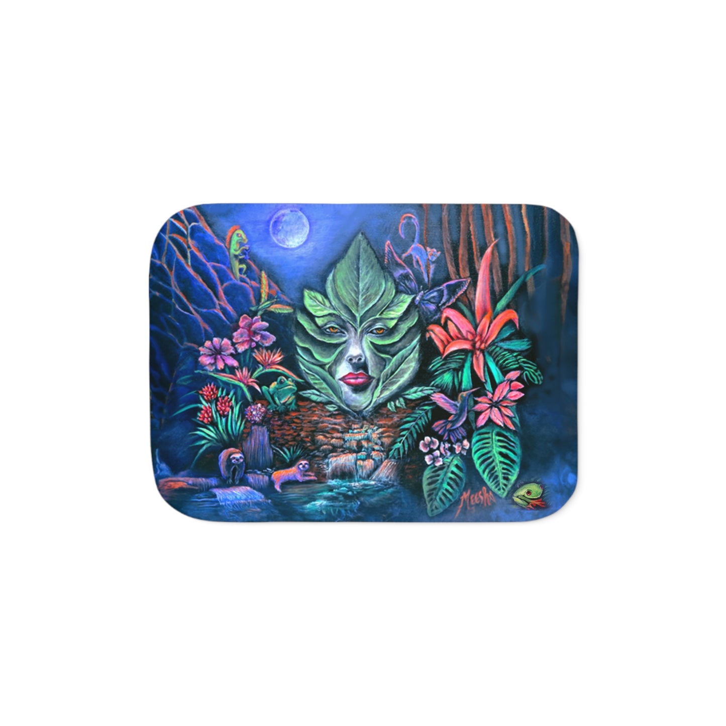 Moonlight Mischief Super Cozy Sherpa Blanket