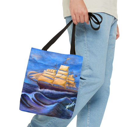 Whimsical Wavehopper Tote Bag