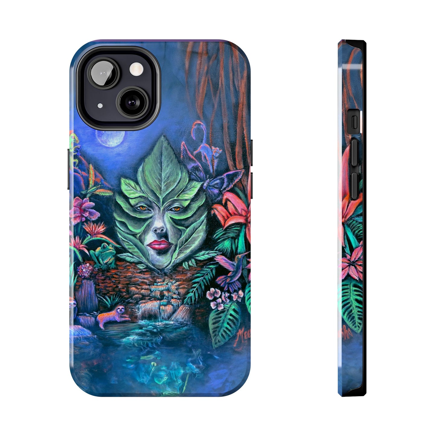 Moonlight Mischief Tough Phone Case for Nature Lovers