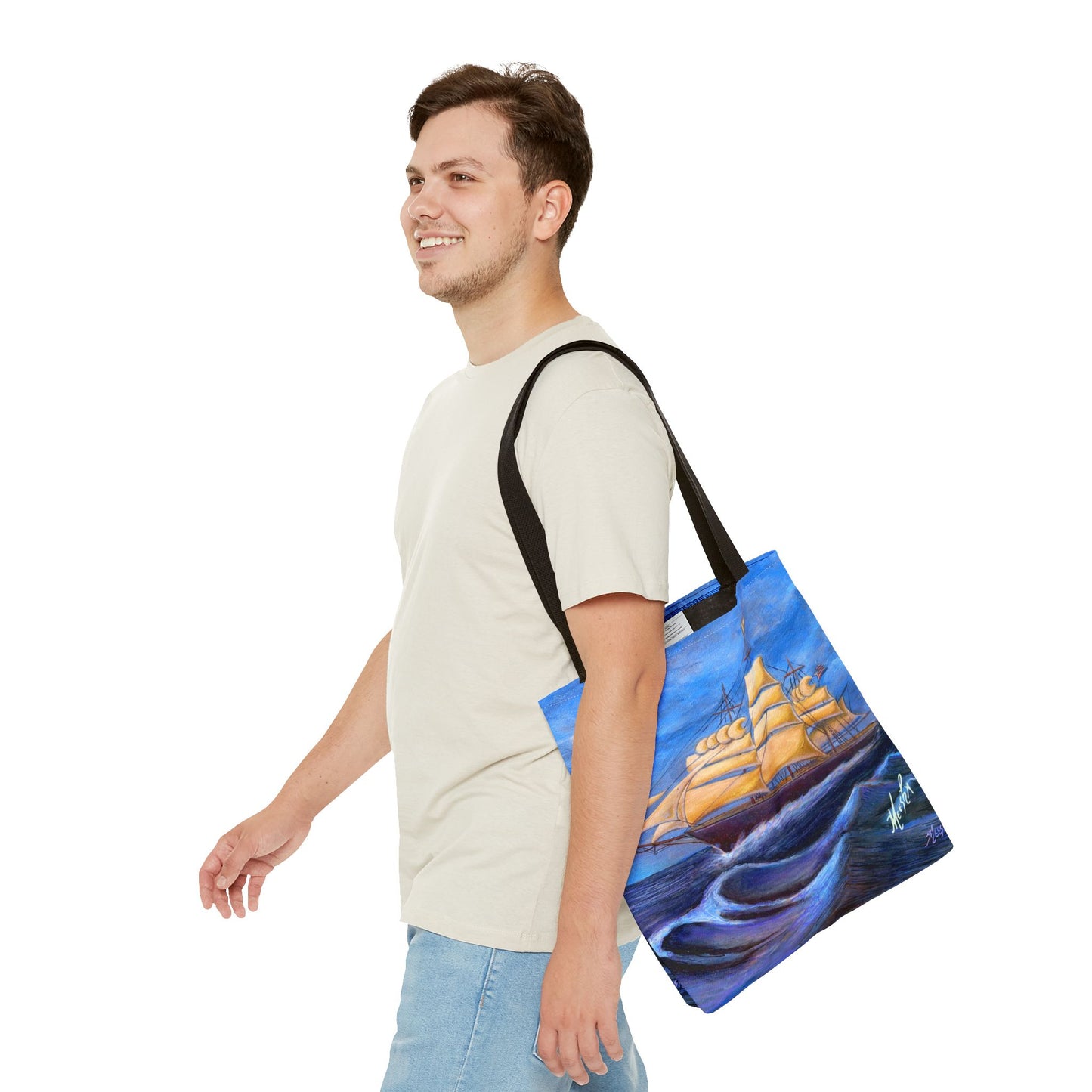 Whimsical Wavehopper Tote Bag