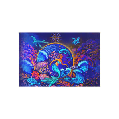 Celestrial Extraterrestrial Metal Art Sign