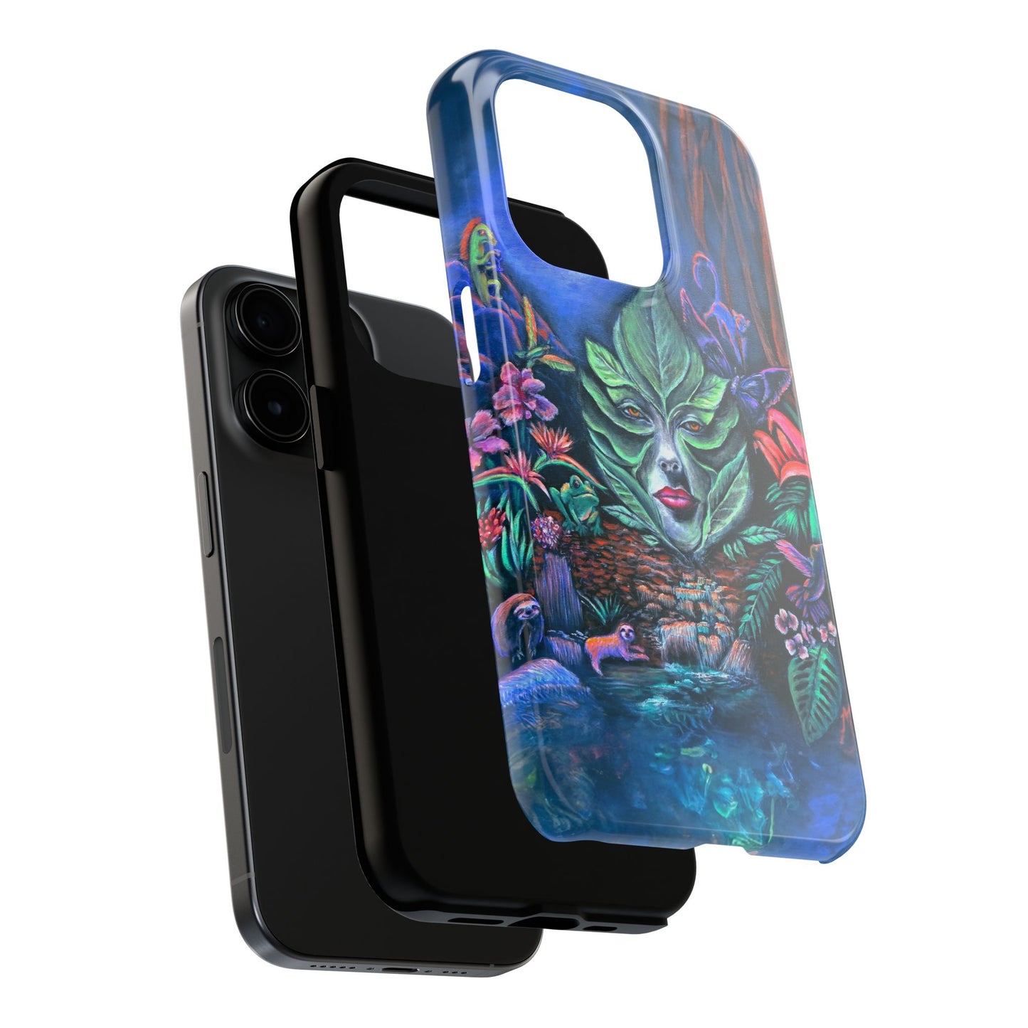 Moonlight Mischief Tough Phone Case for Nature Lovers