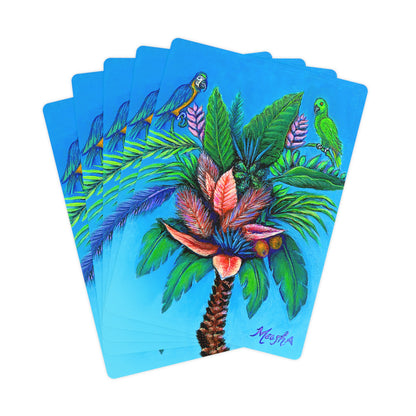 Palm Tree of Life Poker Cards