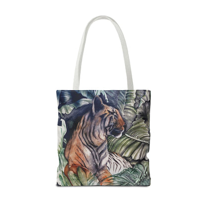 Watchful Warrior Tiger Tote Bag