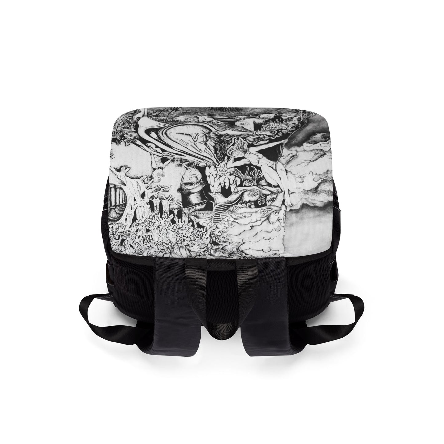 Alice In Blunderland Unisex Casual Shoulder Backpack