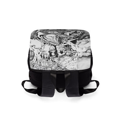 Alice In Blunderland Unisex Casual Shoulder Backpack