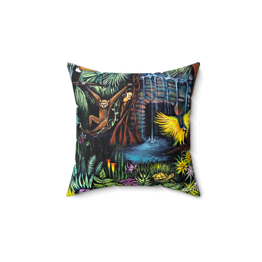 Amazonia Spun Polyester Square Pillow