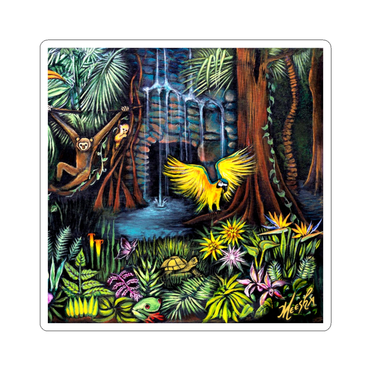 Amazonia Kiss-Cut Stickers