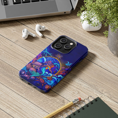 Celestial Extraterrestrial I Tough Phone Case for Mermaid Lovers